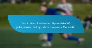 Tavoitteiden Asettamisen Dynamiikka 9v9 Jalkapallossa: Selkeys, Yhteensopivuus, Motivaatio